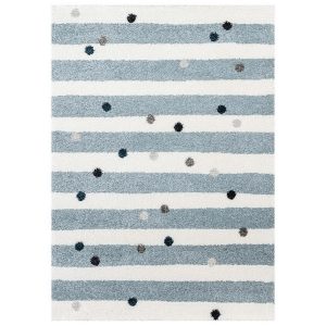 Rektangulært teppe Stripes and Dots 160x230 cm