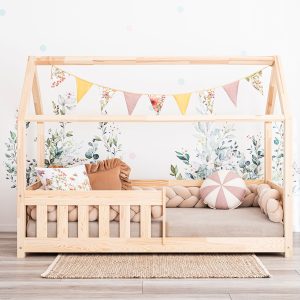 Bed bumper - one color braid - Beige