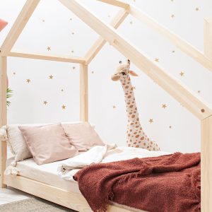 Op de foto: Kinderbed Tilki II 160x80 cm zonder leuning.