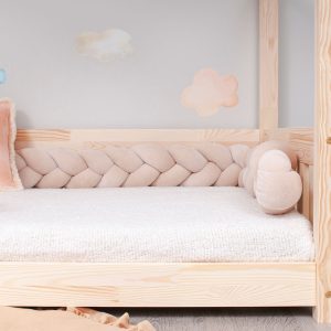 Bed bumper - braid - Beige