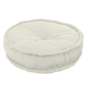 Puff French Cream White fabric velvet