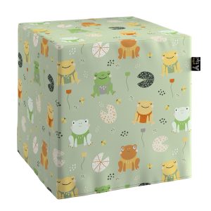 Puff with print Cube Frogs