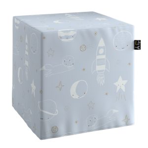 Puff with print Cube Space