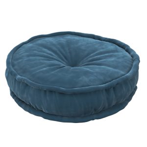 Puff French Blue fabric velvet