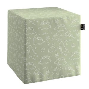 Puff with print Cube Dinos