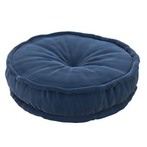Puff French Navy blue fabric velvet