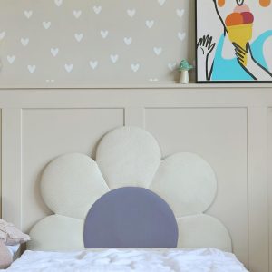 Kinderbett, Polsterbett Daisy Colors - Cream, Lavanda