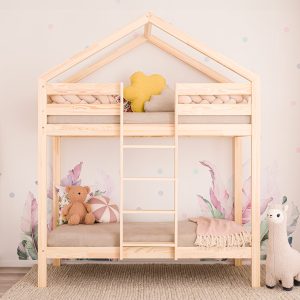 In the photo: Bunk bed - Saja II Compact 160 x 80 cm, Extending the legs of the bed - 20cm
