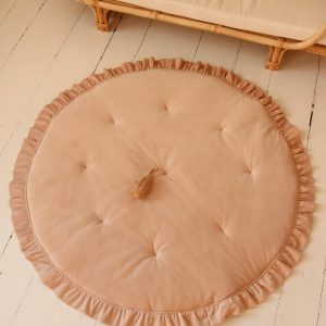 Mat with frill - Latte