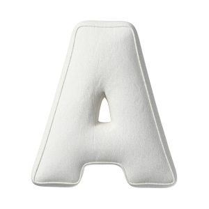 Kopfkissen Buchstabe A white