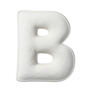 Coussin lettre B white
