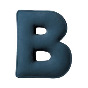Oreillers lettres B Blue