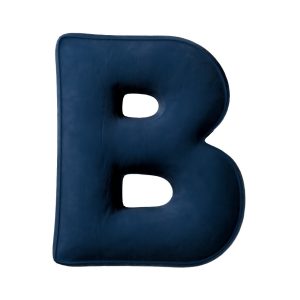 Oreillers lettres B Navy blue