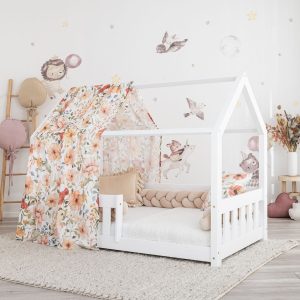 Meli curtains - With print - 1 piece - Flower power