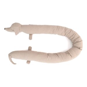 Bed Bumper - Dachshund - Beige