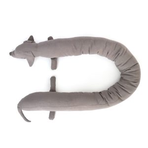 Bed Bumper - Dachshund - Gray