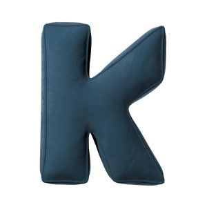 Coussin lettre K Blue