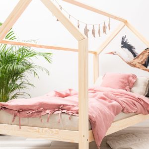 Dekbedovertrekken met linten -. dusty pink