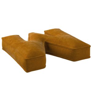 Pillow letter M honey
