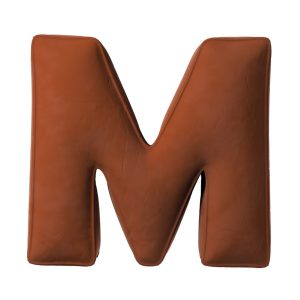 Pillow letter M ore