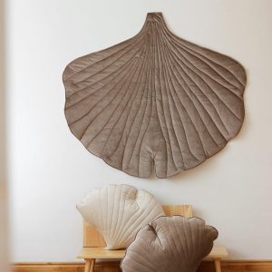 Ginkgo-Matte - Dark Beige
