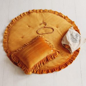 Mat with frill - Mustard