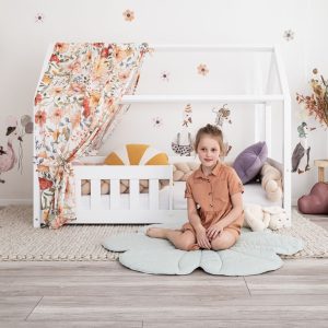 Meli curtains - With print - 1 piece - Flower power