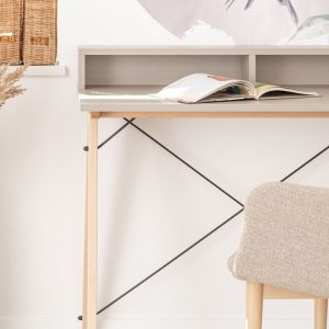 Slim Teens desk. Size: 100x50. Color: Taupe