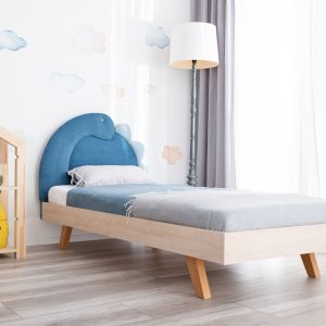 Upholstered bed Dino 200x90, Blue