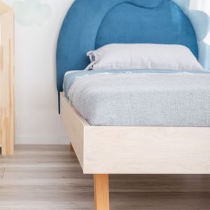 Upholstered bed Dino 200x90, Blue