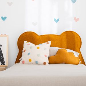 Lit rembourré Teddy 200 x 90 - Ochre