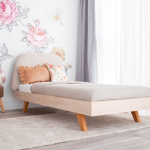 Children’s bed Upholstered bed Trapez Unpadded