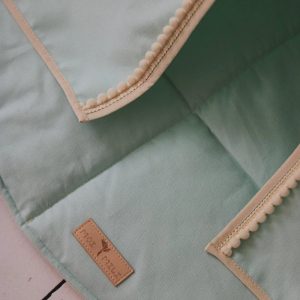 Mat - Mint and beige