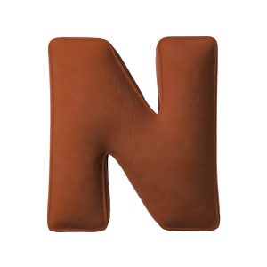 Coussin lettre N ore