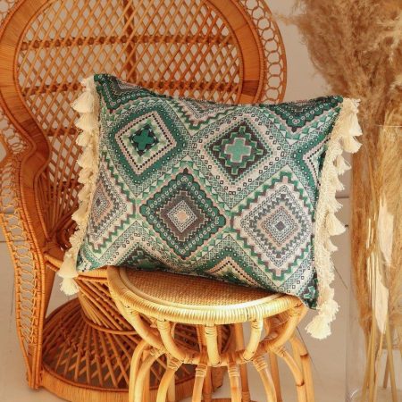 Almohada tapiz - Sea green mosaic