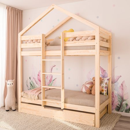 Auf dem Foto: Etagenbett - Saja II Compact 160 x 80 cm mit Schublade