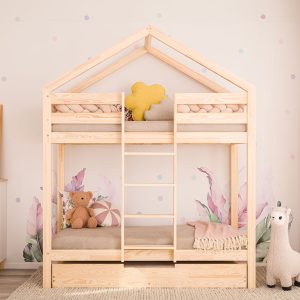 In the photo: Bunk bed - Saja II Compact 160 x 80 cm, with drawer