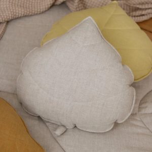 Cojín Hoja - Lino - sand