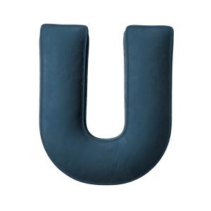 Coussin lettre U Blue