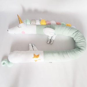Bettschlangen - Einhorn - Mint