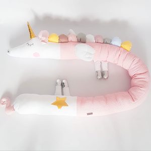 Bettschlangen - Einhorn - Pink