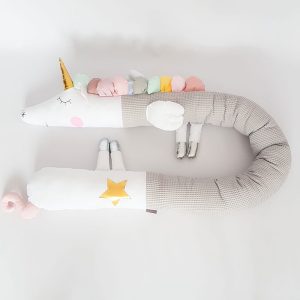 Bettschlangen - Einhorn - Gray