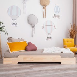 Nella foto: Letto montessori Vano 160x80cm