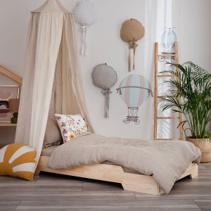 Nella foto: Letto montessori Vano 160x80cm