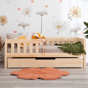 Kinderbed met leuning - Vedo met lade.
