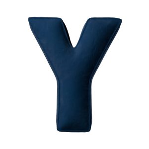 Pillow letter Y Navy blue
