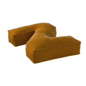 Pillow letter Z honey