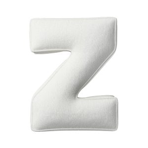Pillow letter Z white