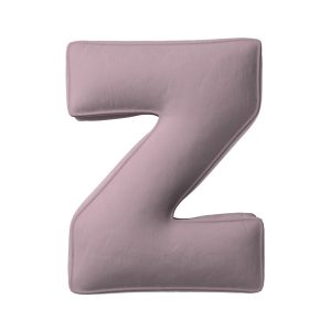 Pillow letter Z muted pink