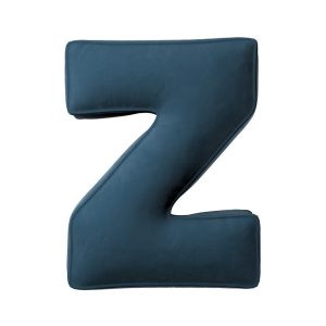 Pillow letter Z Blue